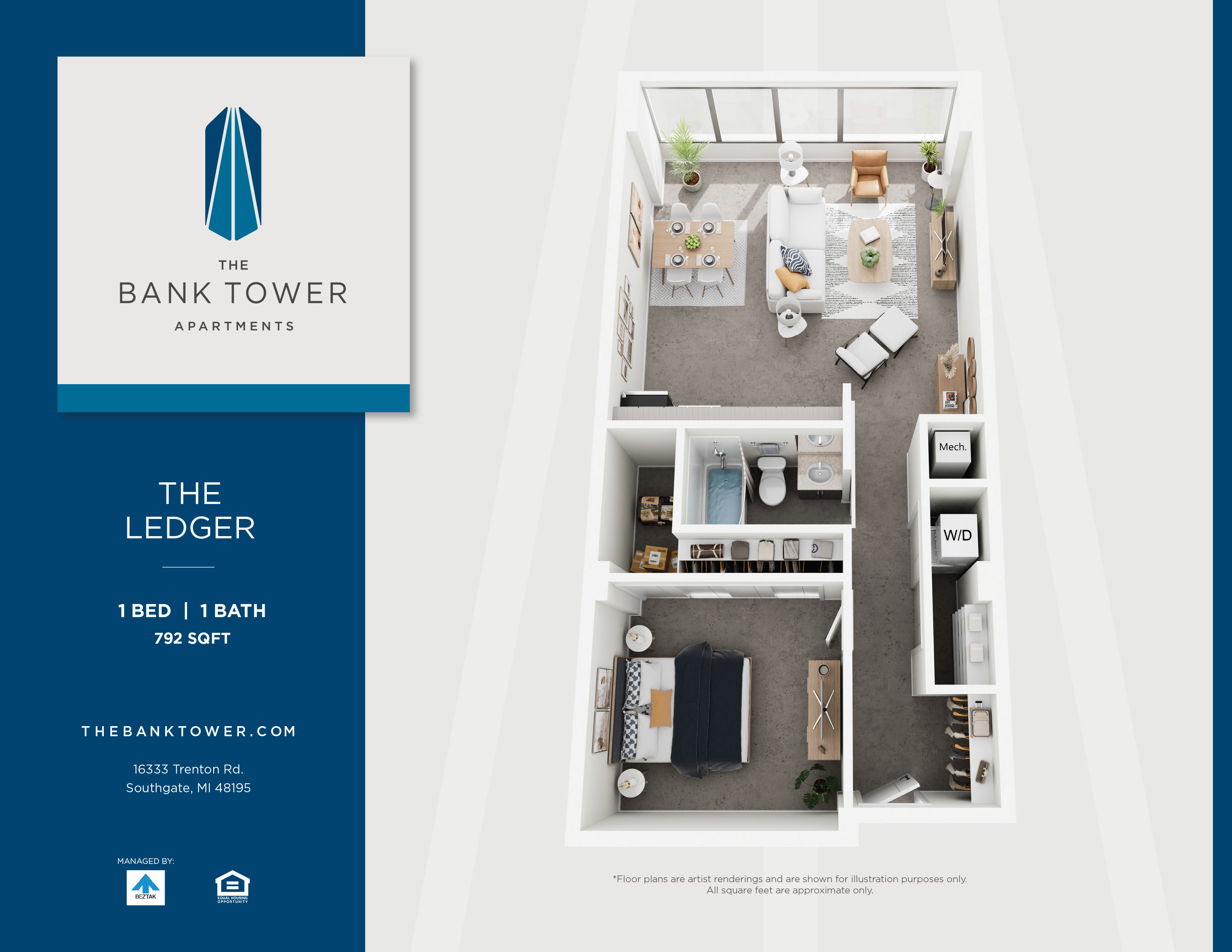 The Ledger floor plan